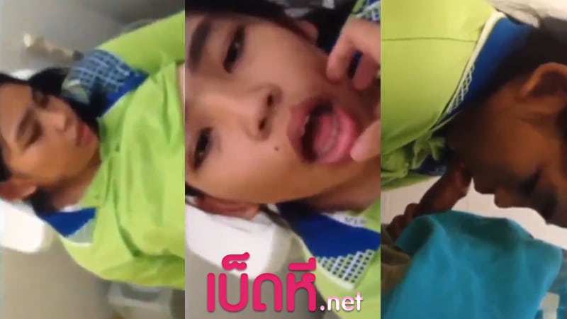 คลิปหลุด นักเรียนไทย โดนครูฝึกสอนพาไปเย็ด โม๊คควยสดในห้องน้ำ xxx เล่นเสียวคาชุดพละ เสียวจัดครูแตกใส่ปากเน้นๆ รีบดูก่อนโดนลบ