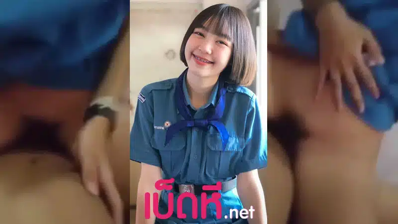 คลิปหลุดนักเรียน เย็ดเนตรนารีxxx หลอกพามาห้องจับซอยหีเด็ดๆ โดนเย็ดหีสดคาชุด ขึ้นโยกควยเสียงครางลั่น เจอควยโตกรุทุ้งหีทั้งแสบทั้งเสียว