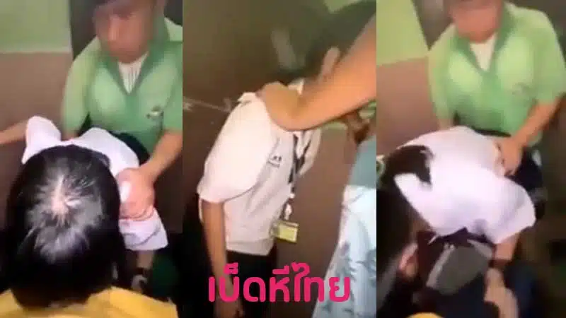 คลิปหลุด นักเรียนไทย ครูฝึกสอนวิชาพละหลอกนักเรียนไปรุมเย็ด จับซอยหีในห้องน้ำโรงเรียน xxxคาชุด ก่อนจะชักว่าวแตกใส่ปาก